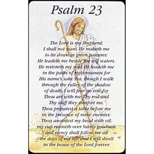 603799162739 Psalm 23 Pocket Card