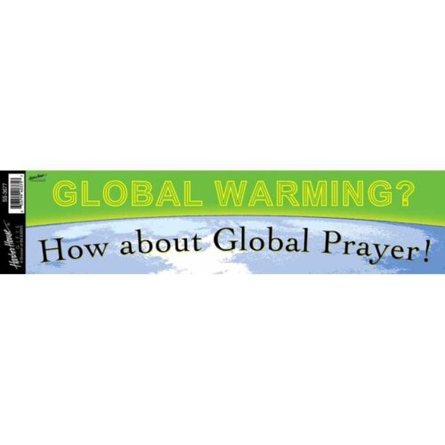 603799403757 Global Warning Bumper Sticker