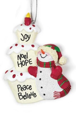 603799420426 Joy Noel Snowman (Ornament)
