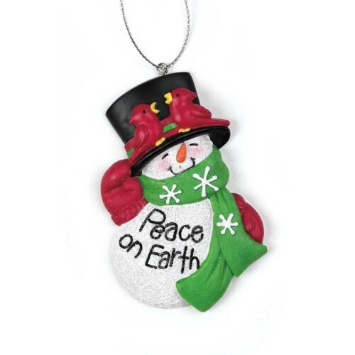 603799420440 Peace On Earth Snowman (Ornament)