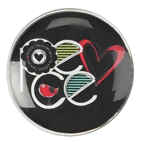 603799429252 Glass Dome Peace (Magnet)