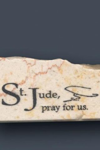 818976006212 Saint Jude Pray For Us Promise Stone