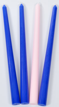 871241003057 Advent Candles Blue Pink