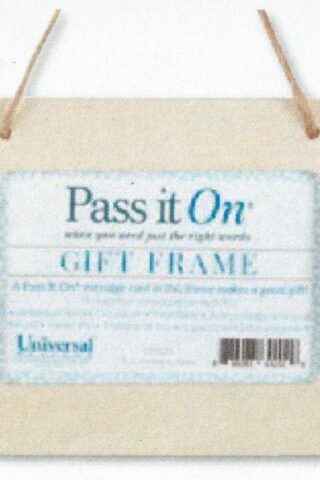 886083642029 Pass It On Frame With Jute Hanger