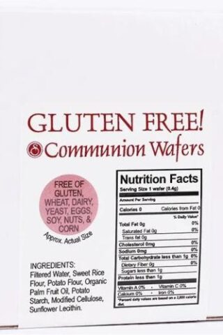 788200565542 Gluten Free Communion Wafers 50 Pack