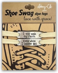 785525316408 I Will Walk By Faith Shoe Tag