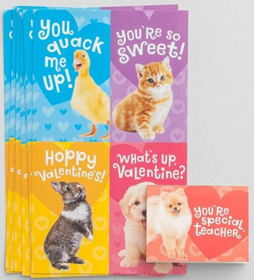 081983606182 Baby Animals Childrens Valentines