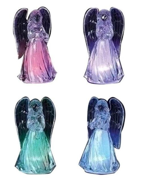 089945686036 LED Angel Down Swept Wing (Figurine)