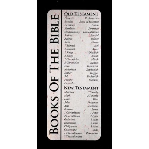 603799132817 Books Of The Bible Bookcard