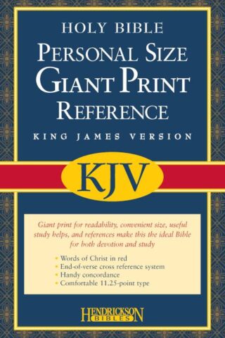 9781598560954 Personal Size Giant Print Reference Bible