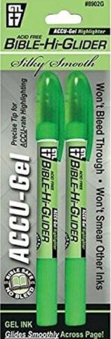 634989890248 Accu Gel Bible Hi Glider Highlighter 2 Pack