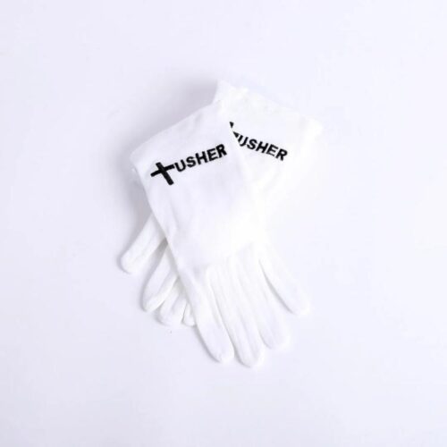 788200504251 Usher Gloves With Black Cross