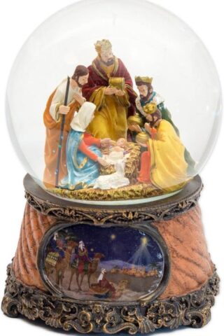 089945521825 Musical Nativity With 3 Kings Glitterdomr