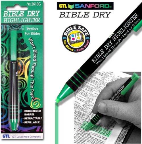 634989261260 Bible Dry Highlighter Pencil