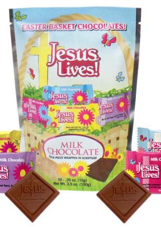 641520072056 Jesus Lives Chocolate Bar Stand Up Pouch