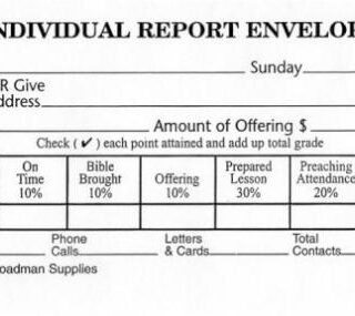 9780805408041 Individual Report Envelope