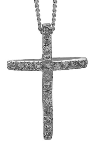 714611137740 Small Open Bow CZ Cross