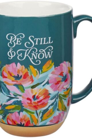 1220000325678 Large Inspirational Ceramic Coffee & Tea Mug for Women: Be Still & Know Encourag