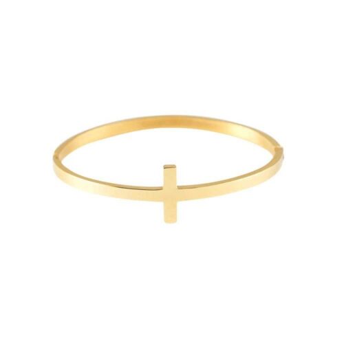 714611186489 Sideways Cross Hinged (Bracelet/Wristband)