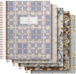 9798874903039 Spiral Bound Journaling Bible Five Volume Set Cover Artwork By Lulie Wallac