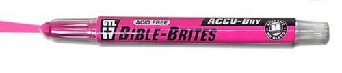 634989792078 Accu Dry Bible Brites Hightlighter Pink