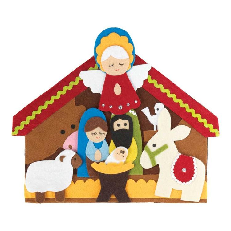 603799331135 Felt Movable Nativity Set