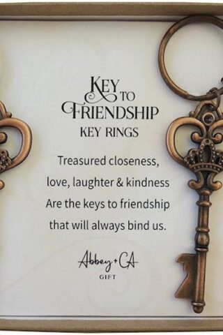 785525305730 Key To Friendship Keyring Set