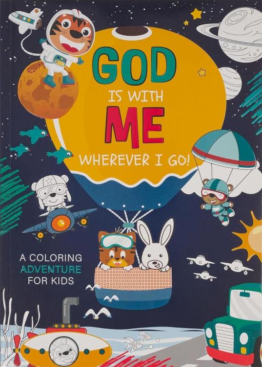 9780638003888 God is with Me Wherever I Go! Coloring Book for Kids