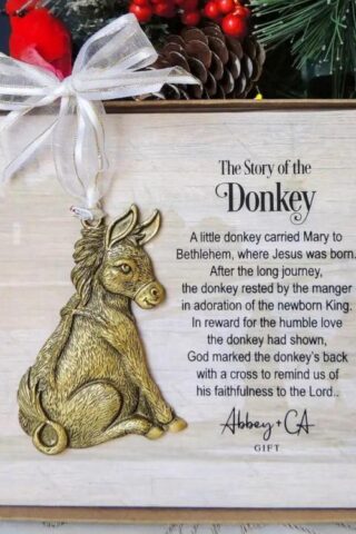 785525320719 Story Of The Donkey (Ornament)