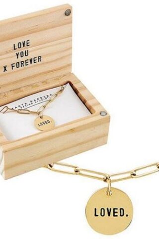 195002357587 Loved Link Chain In Wooden Box