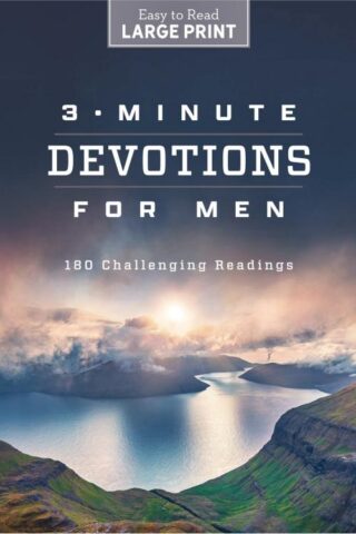 9798891511149 3 Minute Devotions For Men Large Print (Large Type)