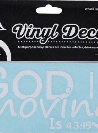 788200801961 God Is Moving Vinyl Decal